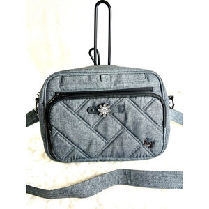 Lug Carousel XL 2 Crossbody Bag in Heather Grey